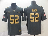Nike Bears 52 Khalil Mack Olive Gold Salute To Service Limited Jersey,baseball caps,new era cap wholesale,wholesale hats